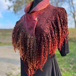 Warme herfstkleuren kraag, <br>2-zijdig draagbaar