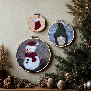 DIY Viltpakket – Winterschilderijtjes